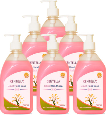 CENTELLA Liquid Soap Handwash Soft & Moisturizing Hand Hand Wash Can(6 x 500 ml)
