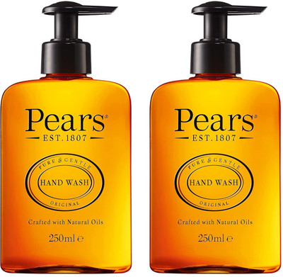 Pears Liquid Handwash (250ml) – (Pack of 2) Hand Wash Bottle (2 x 125 ml)