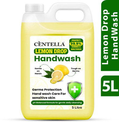 CENTELLA Handwash | Refreshing Lemon Handwash | Soft On Hands | Handwash Refill | Hand Wash Can(5 L)