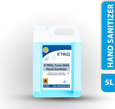 K'TRiQ Sanitizer|Sanitiser|Sanitizer hand|hand sanitiser|hand sanitizers Hand Sanitizer Can(5 L)