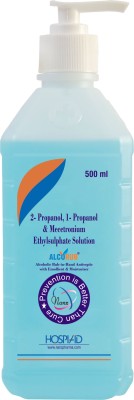 alcorub Alcoholic Rub-In-Hand Disinfectant With Emollient & Moisturizer Hand Rub Bottle + Dispenser(500 ml)
