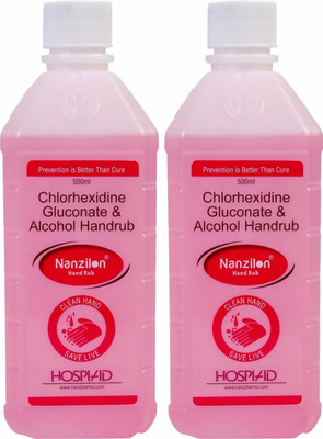 nanzilon NZHLD500Ml-2 Hand Rub Bottle(2 x 500 ml)
