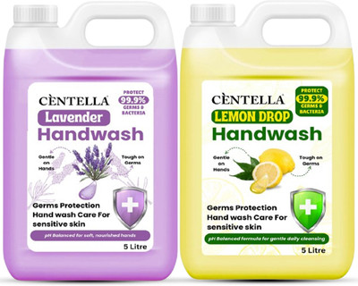 CENTELLA Handwash |Refreshing Fragrance Handwash Liquid |Soft On Hands| Handwash Refill | Hand Wash Can(2 x 5 L)