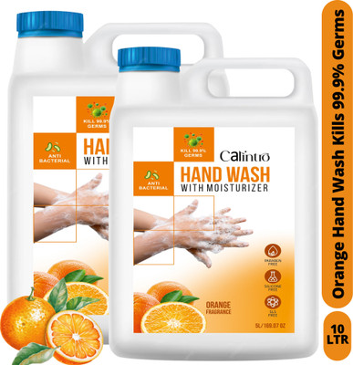 Calintro Refreshing Orange, Touch of Lotion Foaming Hand Wash 10L Hand Wash Can(2 x 5000 L)