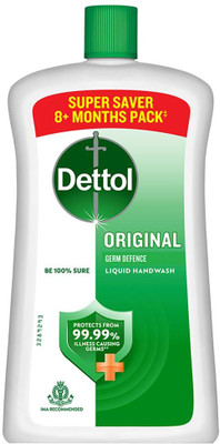 Dettol Original with germ protection Hand Wash Bottle(875 ml)