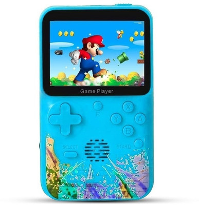 Like Star Best G620 3Inch Screen Mini Handheld Video Game,500in1 NewVersion 5 Series Games Handheld Gaming Console(Sky Blue)