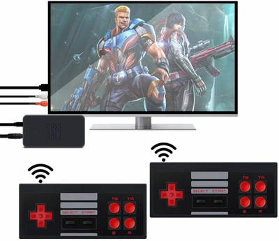 GVP Toys 2 Player Wireless Mini Game Box Double Video Game Handheld Game Console For Kids Handheld Gaming Console(Black)