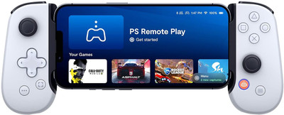 backbone One Mobile Gaming Controller for iPhone Playstation Edition Handheld Gaming Console(White)