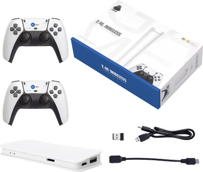 Maizic Smarthome M15 Retro 2.4G Wireless Game Console with 24000 Games, Dual Controllers Handheld Gaming Console(white)