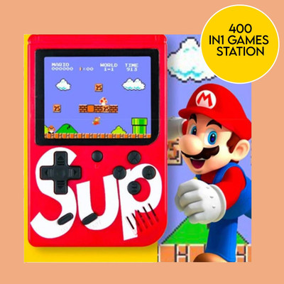 Peary Sup Classic Digital Video Port Game Console with Battery | Colourful LCD Screen Handheld Gaming Console(Multicolor)