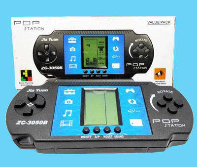MATA JANKI TRADERS Block Stacking Master Handheld Gaming Console(BLACK)