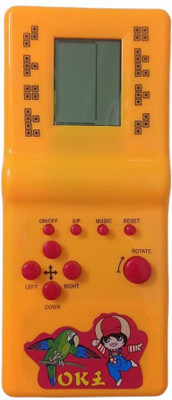 Swikaar Brick Game 9999 in 1 Video Game for Birthday Return Gift Boys-Girls AZ4 Handheld Gaming Console(Yellow)