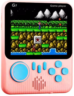 Maizic Smarthome Video Game for Kids G7 3.5 Inch Color Display, 666 in 1 Retro, Portable Game Handheld Gaming Console(Pink)