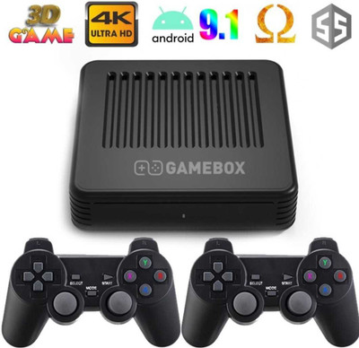 AXV G11 4K HD Tv Video Game Box wireless Console 2.4G Handheld Gaming Console(Black)