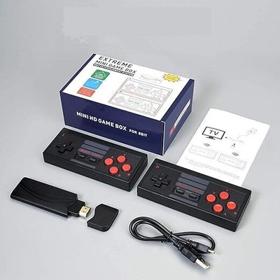 gamenophobia Plug & Play wireless video game for kids Game Handheld Gaming Console(Black)