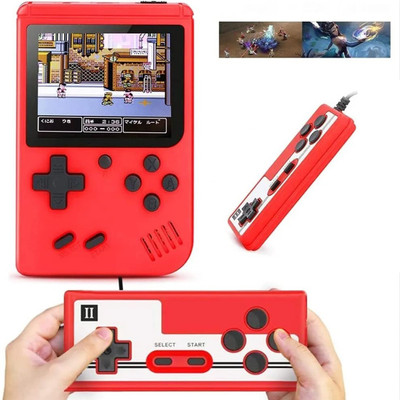 X88 Pro New Super Mario 400 in 1 Retro video Game Box Console Handheld Digital Game Handheld Gaming Console(Red)