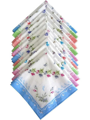 winger Premium Cotton,Colorful Prints,women/Girls Handkerchiefs [