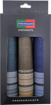 PETER ENGLAND Men's Cotton Handkerchief [