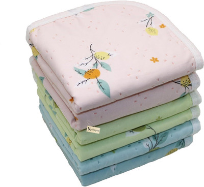 Khillayox Cotton, Microfiber 400 GSM Face Towel(Pack of 6)