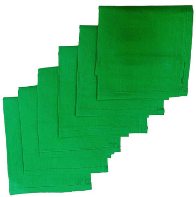 UPAREL Premium Cotton Handkerchief for Men - Green [