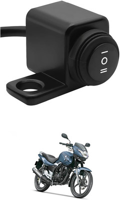 LOVMOTO Universal Motorcycle 12V 10mm Mirror Mount Switch Motobike Headlight Hazard s83 Handle Bar Donut For Suzuki GS 150R(Pack of 1)