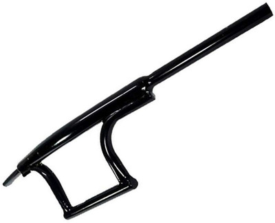 DOLSHACOB Bike Customized Handlebar Black Dual Curved Stylish Handle Bar(Black)
