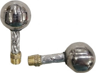 MODAROCK KB-02 Heavy Mirror Nut Pair (Chrome Finish) Handle Bar(Silver, Gold)