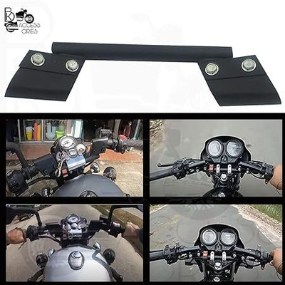 Shreeji Accessorie Piece Black for universal Bikes Handle bar Handle Bar(Black)