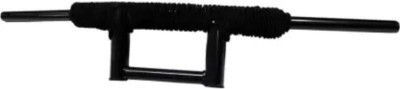Seflipo New Metal Dual Triple Curved Black Handlebar Pipe/Rod with Rope Handle Bar(Black)