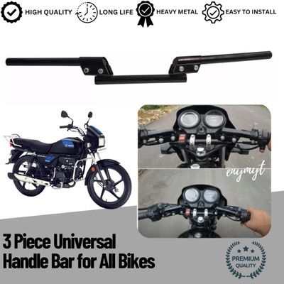 ENEMYT HB23 Piece Universal Handle Bar for All Bikes Handle Bar(Black)
