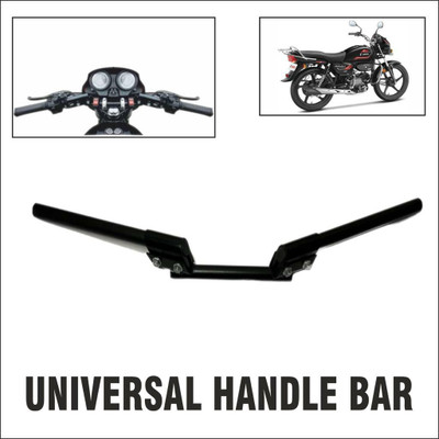 SHOWRIDE Stylish Bike Handle Bar 3 Pipe/Rod Black for Universally Compatible for Bike Handle Bar(Black)