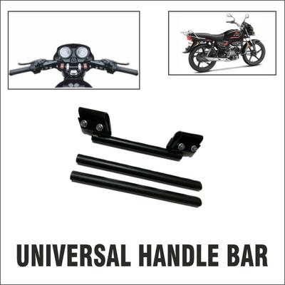 SHOWRIDE Stylish Universally Bike Handle Bar 3 Pipe/Rod for Compatible for Bike (Black) Handle Bar(Black)