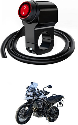 LOVMOTO Universal Motorcycle Handlebar Switch 12V Light Push Button ON Off Switche SG165 Clip-on Handle Bar(Multicolor)