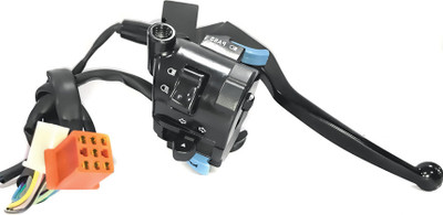 UNO MINDA Handle Bar Switch (Left Side) for TVS Star Sport BS4 (SW-0251H) Handle Bar(Black)