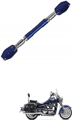 LOVMOTO HANDLE ROD BLUE AUDJUSTABLE CROSS HANDLE BAR ROD Handle Bar 157 Clip-on Handle Bar(Blue)