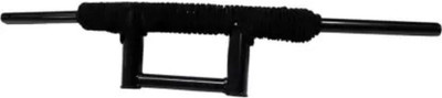 Seflipo New Dual Triple Curved Black Handlebar Pipe/Rod with Rope Handle Bar(Black)