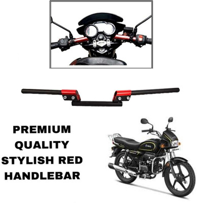 SHOWRIDE All Bike moxi Handle Bar Stylish Handlebar Pipe/Rod for (Red,Black) Handle Bar(Red, Black)
