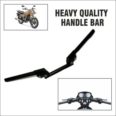 SHOWRIDE Motorcycle Stylish ForAll Universal Bike Fit Modification Handlebar Good Quality Handle Bar(Black)