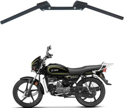 ENEMYT Black Handle Bar Rod For Hero Splendor All Models Handle Bar(Black)