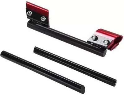 Weyride 3 Piece Universal Motorcycle Handle Rod Bar for all bikes Handle Bar Wey-r05 Handle Bar(Black, Red)