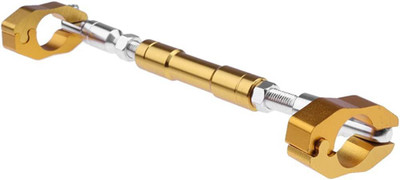 SHOWRIDE Universal Bike Handleba Cross Bar Steering Wheel Strength Lever Handle Bar(Gold)