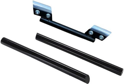 Golden Fox 3 Piece Handle Bar Universal for all bike modification black Handle Bar(SILVER)1 Handle Bar(Silver)