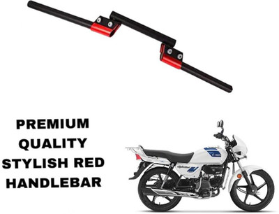 SHOWRIDE Universal Handlebar Stylish Handle Bar Rod for all bike as good quality Handle Bar(Red, Black)