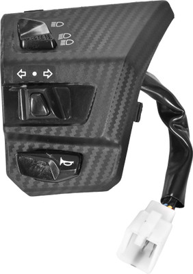 UNO MINDA Handle Bar Switch Assembly Winker (Left) For Honda Unicorn BS4 SW-0685AE-M01 Handle Bar(Black)
