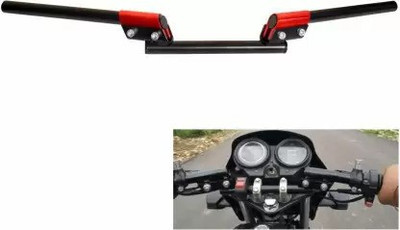 Jetnix Motorcycle Universal Handle For All Bike Fit Modification Handlebar Good Quality Handle Bar(Red)