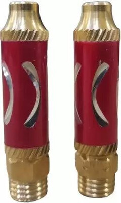 Bullkartzone BRASS HEAVY RED SILVER AND GOLDEN COLOR YOLK NUT Handle Bar(Gold, Red, Silver)