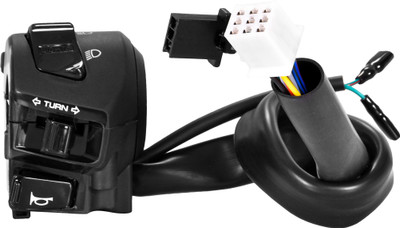 UNO MINDA Handle Bar Switch For Honda CB Hornet BS4/ X Blade (SW-0659AS-M01) Handle Bar(Black)