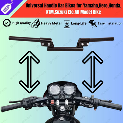 ENEMYT MYT-4-Motorcycle Handle Handlebar Drag Bar Bike Handle For Universal Motorcycle Handle Bar(Black)