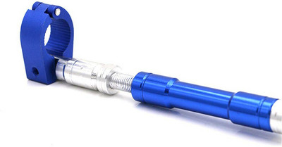 LOVMOTO HANDLE ROD BLUE AUDJUSTABLE CROSS HANDLE BAR ROD Handle Bar 134 Clip-on Handle Bar(Blue)