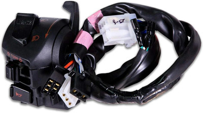 UNO MINDA SW-0659AQ HB Switch (Left Side) with Self Start for Hero CBZ Extreme Handle Bar(Black)
